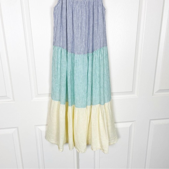 Rails Blue, Green, and Cream Midi Dress - Picture 5 of 11